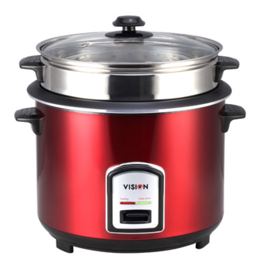 P22 VISION Rice Cooker 3.0 Ltr 100 SS Red