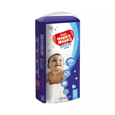 P19 Fresh Happy Nappy Diaper ( Pant Style) XXL (12-25) 24 Pcs