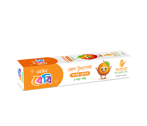 P213 Meril Baby Gel Tooth Paste (Orange Flavor) 45 Gram