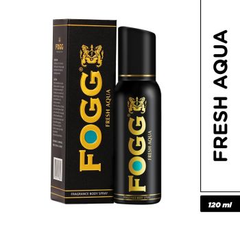 P330 Fogg Fresh Aqua Fragrance Body Spray for Men 120 ML - Made in India