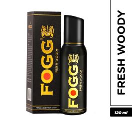 P332 Fogg Fresh Woody Fragrance Body Spray for Men 120 ML - Made in India